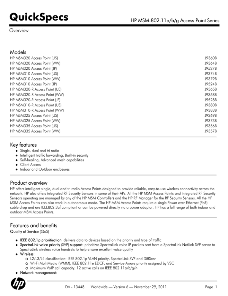 HP J9380B Datasheet HP J9380B Datasheet