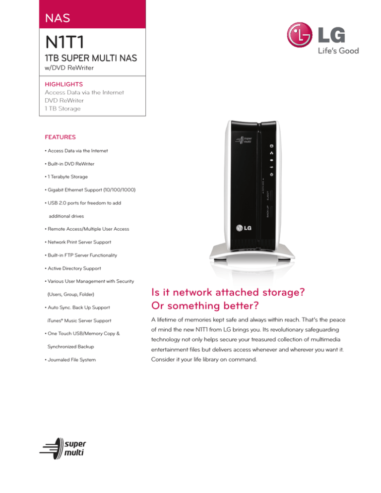 LG N1T1DD1.AUAR01B, N1T1DD1.AUAR, N1T1DD1.AUAR01L Datasheet LG N1T1DD1.AUAR01B, N1T1DD1.AUAR, N1T1DD1.AUAR01L Datasheet