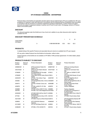 Hewlett Packard Enterprise Cat6 STP 10.0m Datasheet | Manualzz