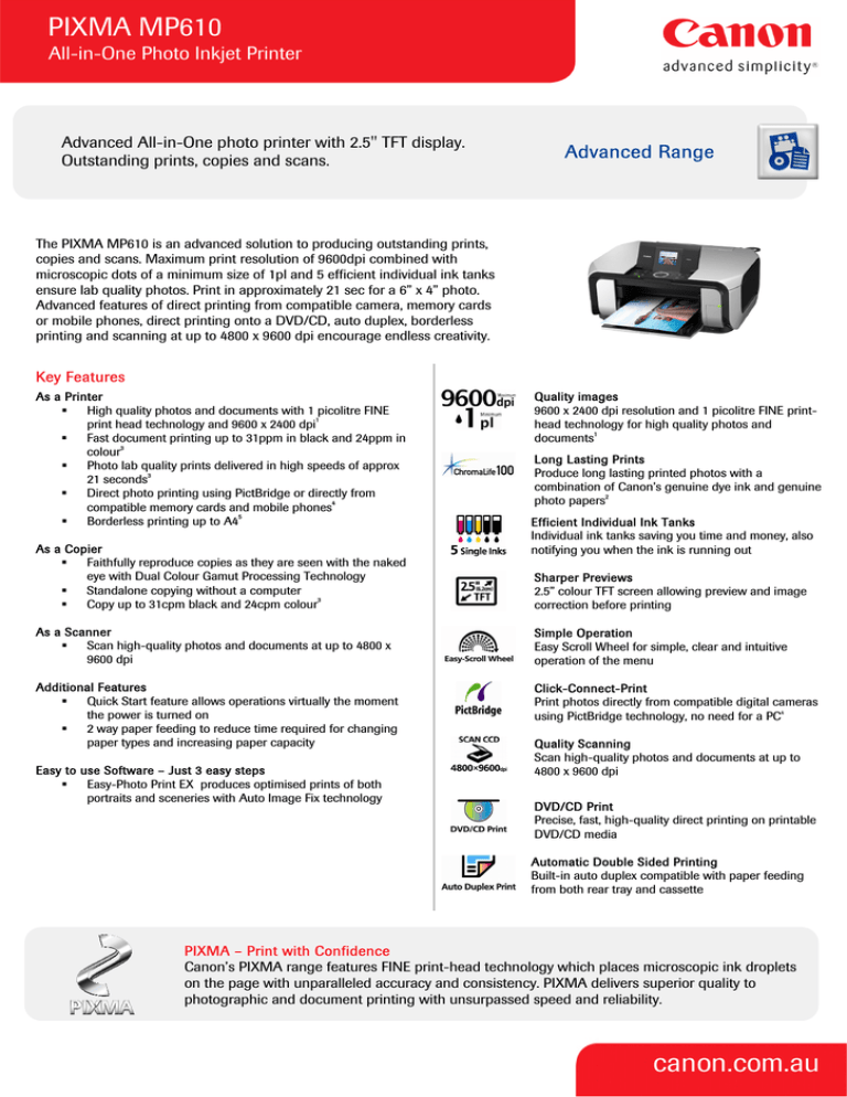 Canon 2180B002 Datasheet Canon 2180B002 Datasheet