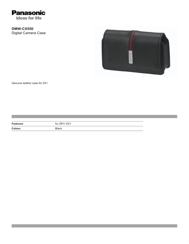 Panasonic DMW-CX550E-K Datasheet Panasonic DMW-CX550E-K Datasheet