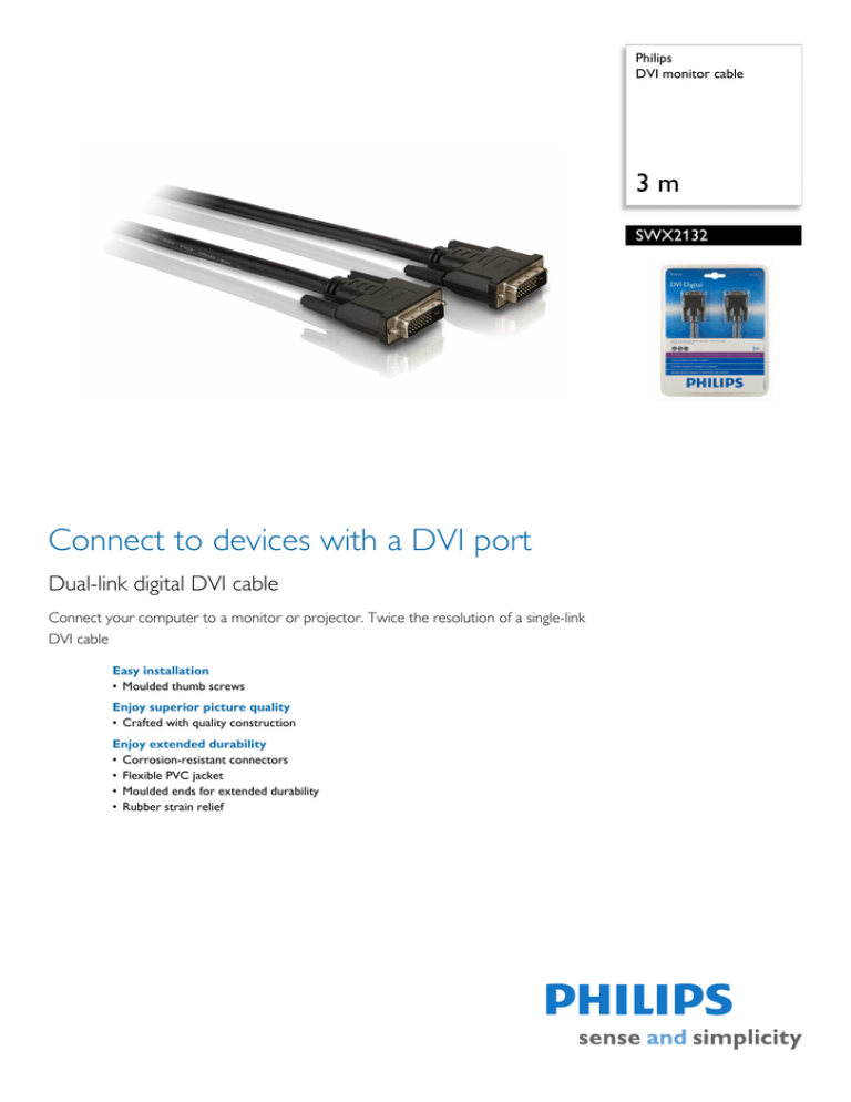 Philips SWX2132/10 Datasheet Philips SWX2132/10 Datasheet