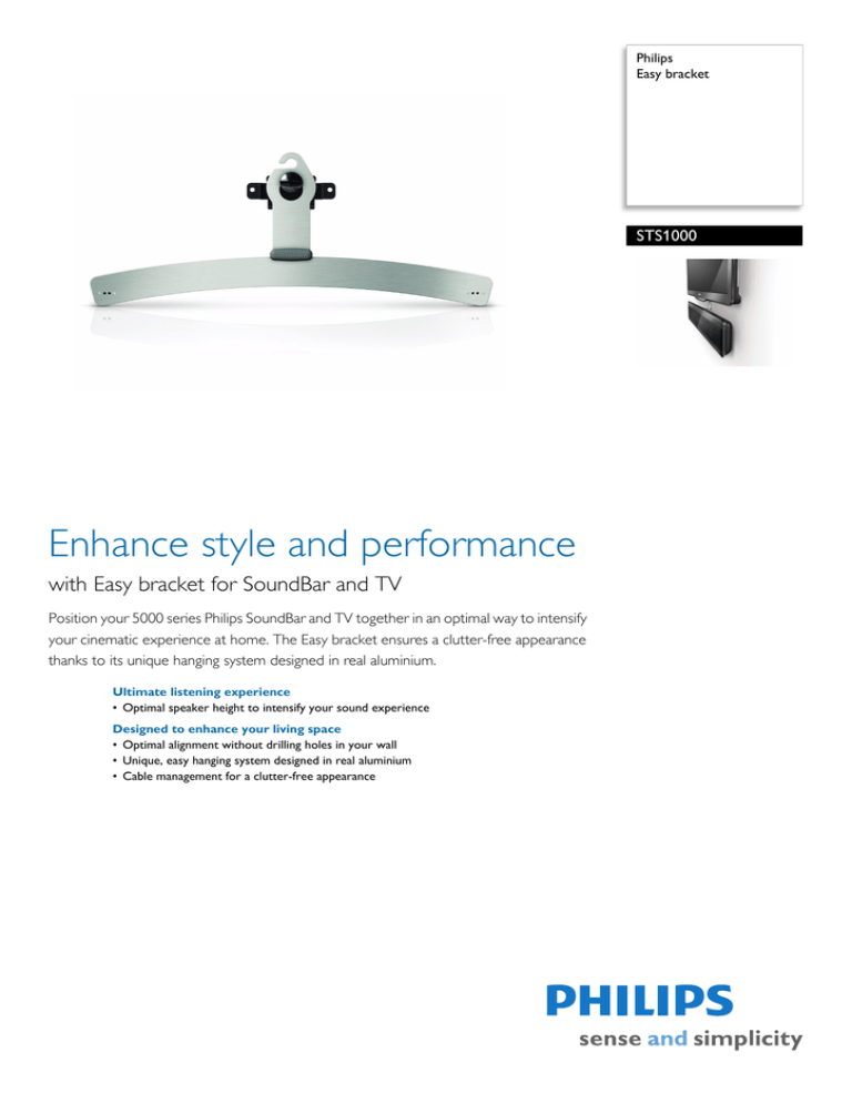 Philips STS1000/00 Datasheet Philips STS1000/00 Datasheet
