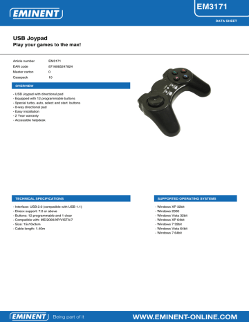 Eminent EM3171 Datasheet Eminent EM3171 Datasheet