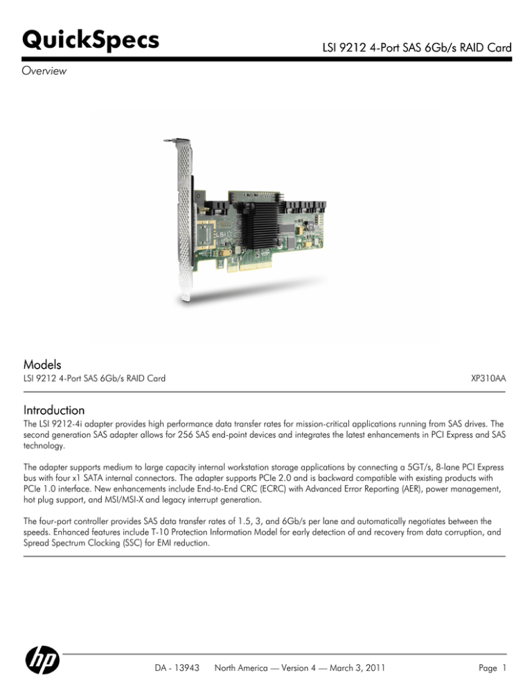 HP XP310AA Datasheet HP XP310AA Datasheet