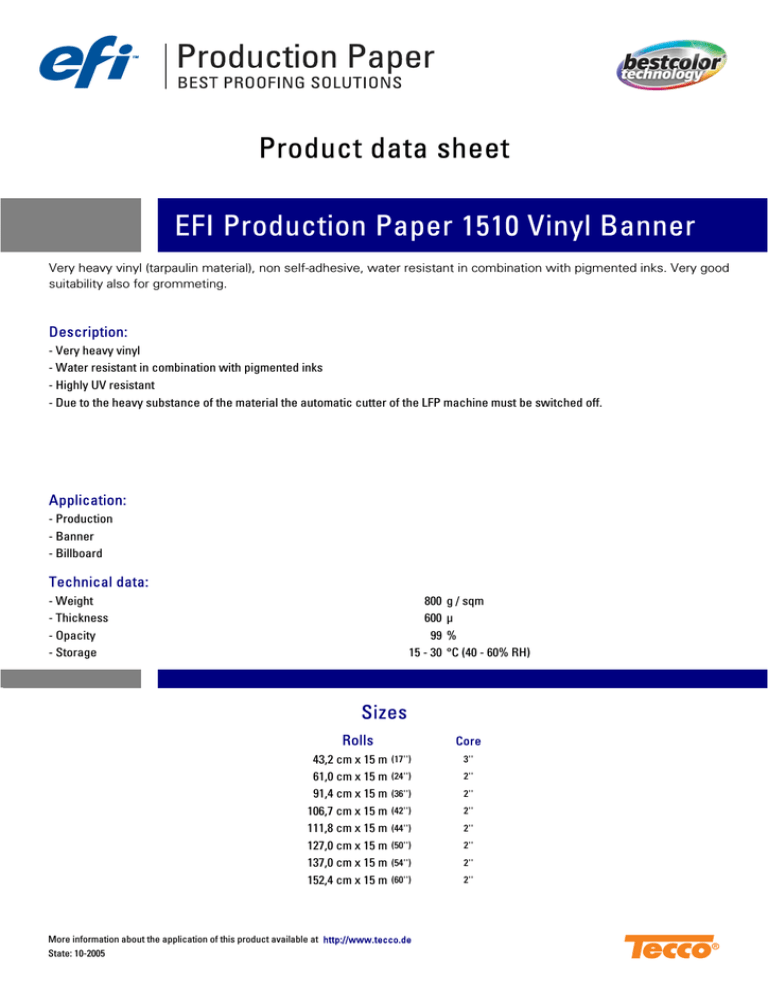 EFI 6712999999 Datasheet EFI 6712999999 Datasheet