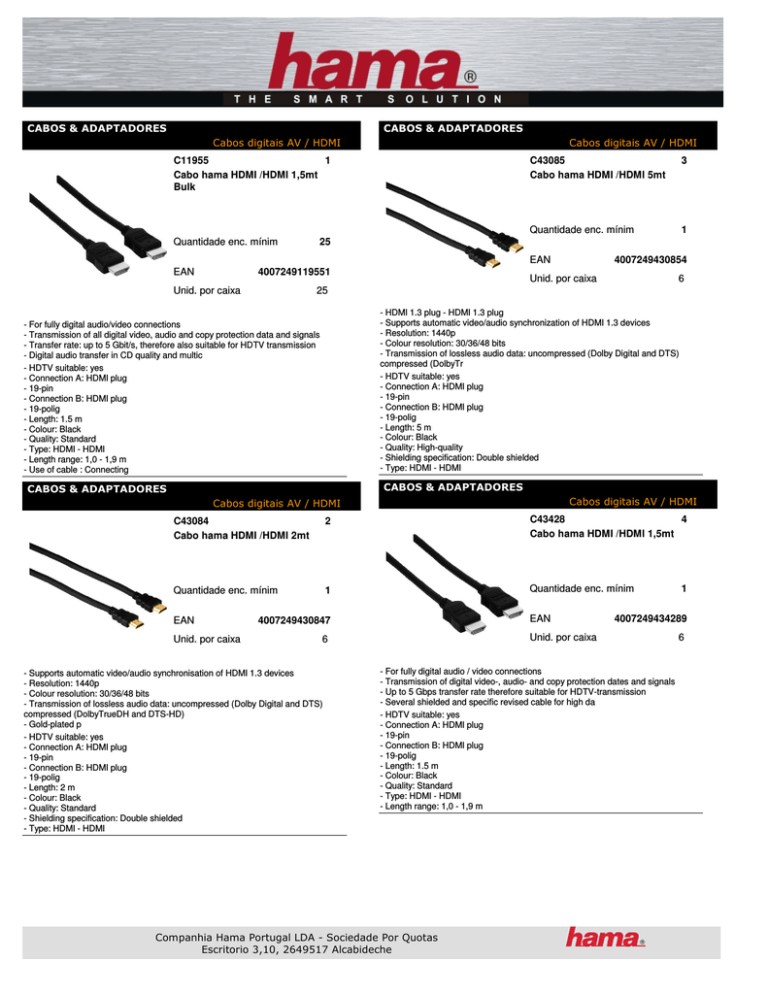 Hama 00049646 Datasheet Hama 00049646 Datasheet
