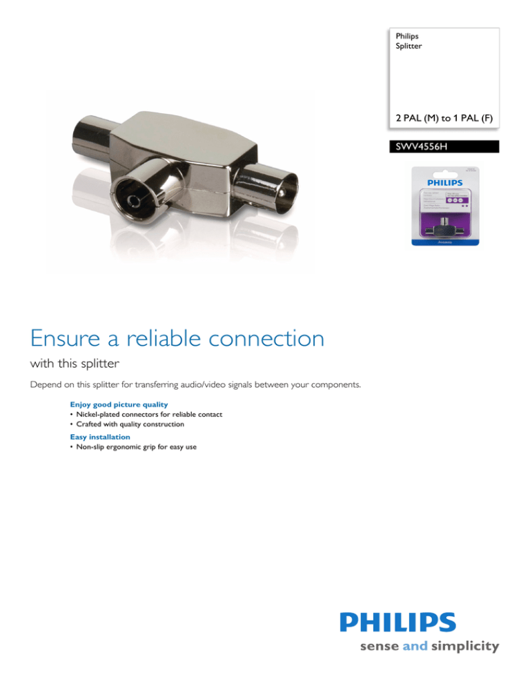 Philips SWV4556H/10 Datasheet Philips SWV4556H/10 Datasheet