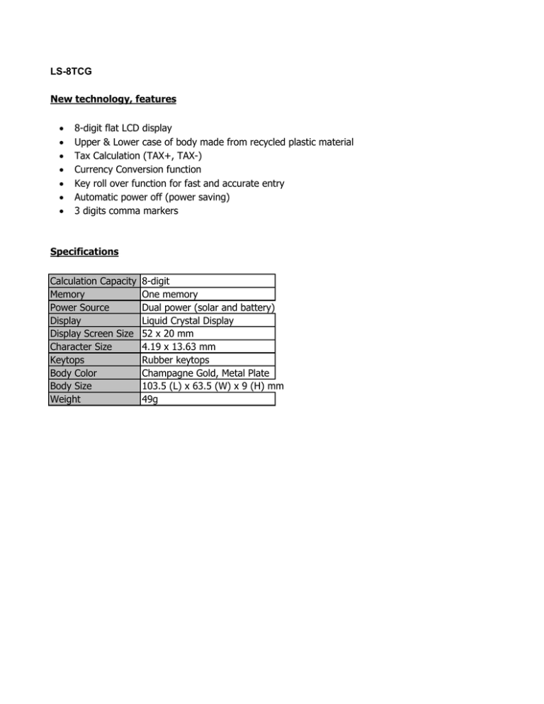 Canon 2498B004 Datasheet Canon 2498B004 Datasheet