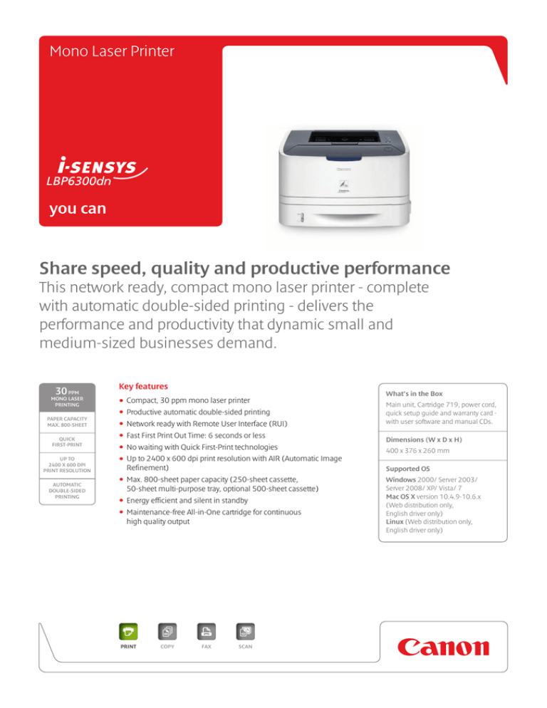 Canon 3550B014 Datasheet Canon 3550B014 Datasheet