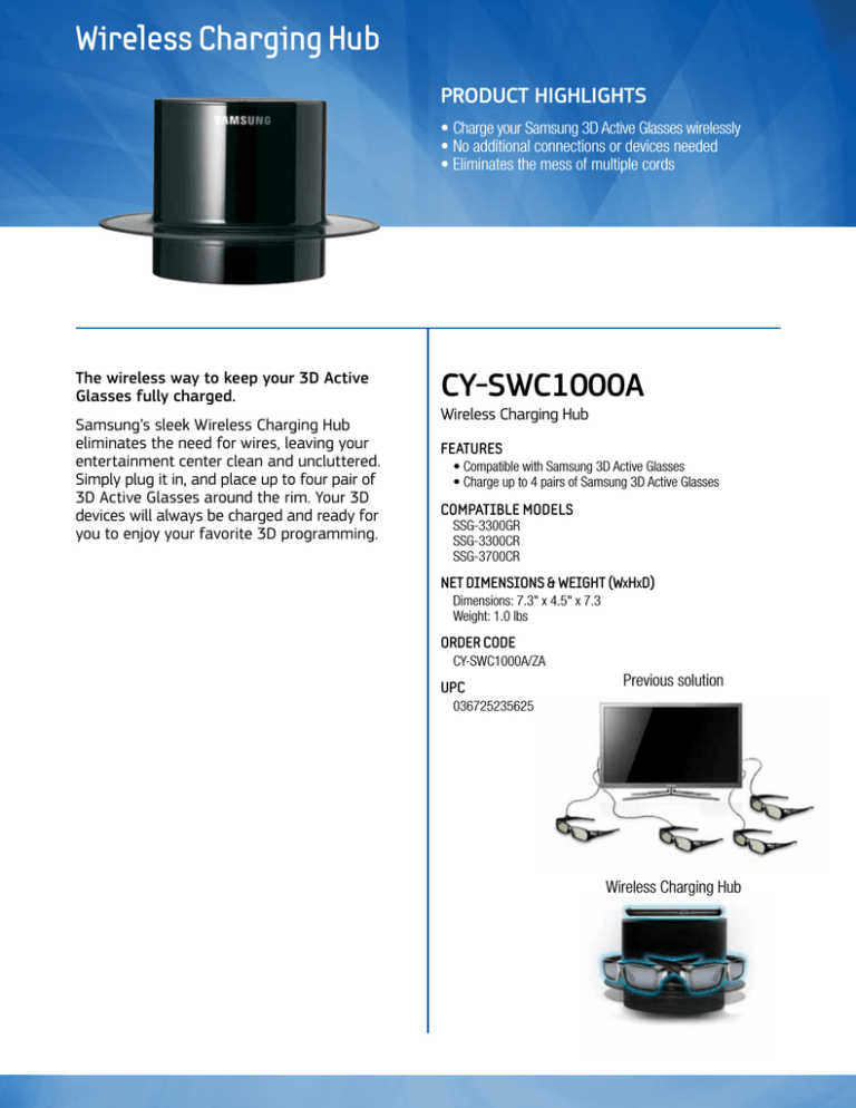 Samsung CY-SWC1000A/ZA, SSG-3300CR, CY-SWC1000A Datasheet Samsung CY-SWC1000A/ZA, SSG-3300CR, CY-SWC1000A Datasheet