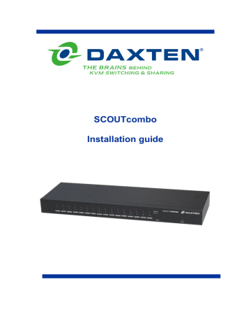 DAXTEN 1013-108 KVM switch Installation guide | Manualzz DAXTEN 1013-108 KVM switch Installation guide | Manualzz