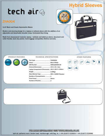 Tech air TABX322C Datasheet Tech air TABX322C Datasheet