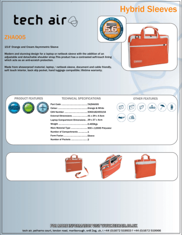 Tech air TABX324C Datasheet Tech air TABX324C Datasheet
