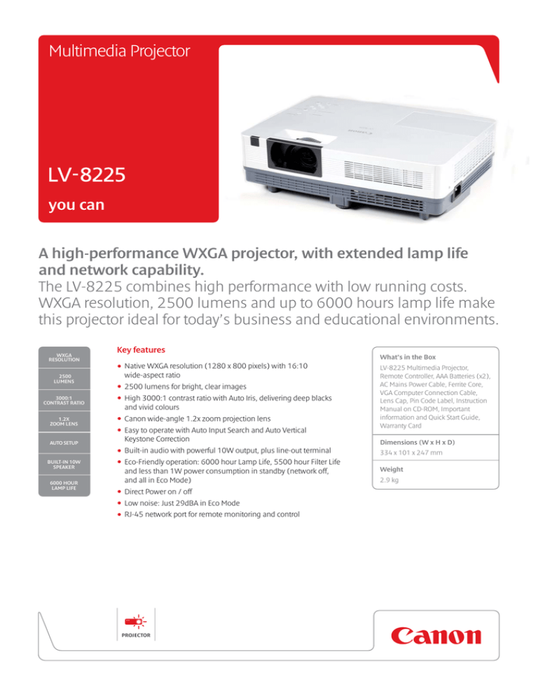 Canon 5321B012 Datasheet Canon 5321B012 Datasheet