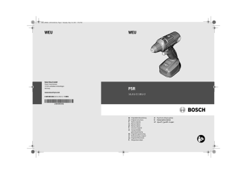 Bosch PSR 18 LI-2 Fiche technique | Manualzz Bosch PSR 18 LI-2 Fiche technique | Manualzz