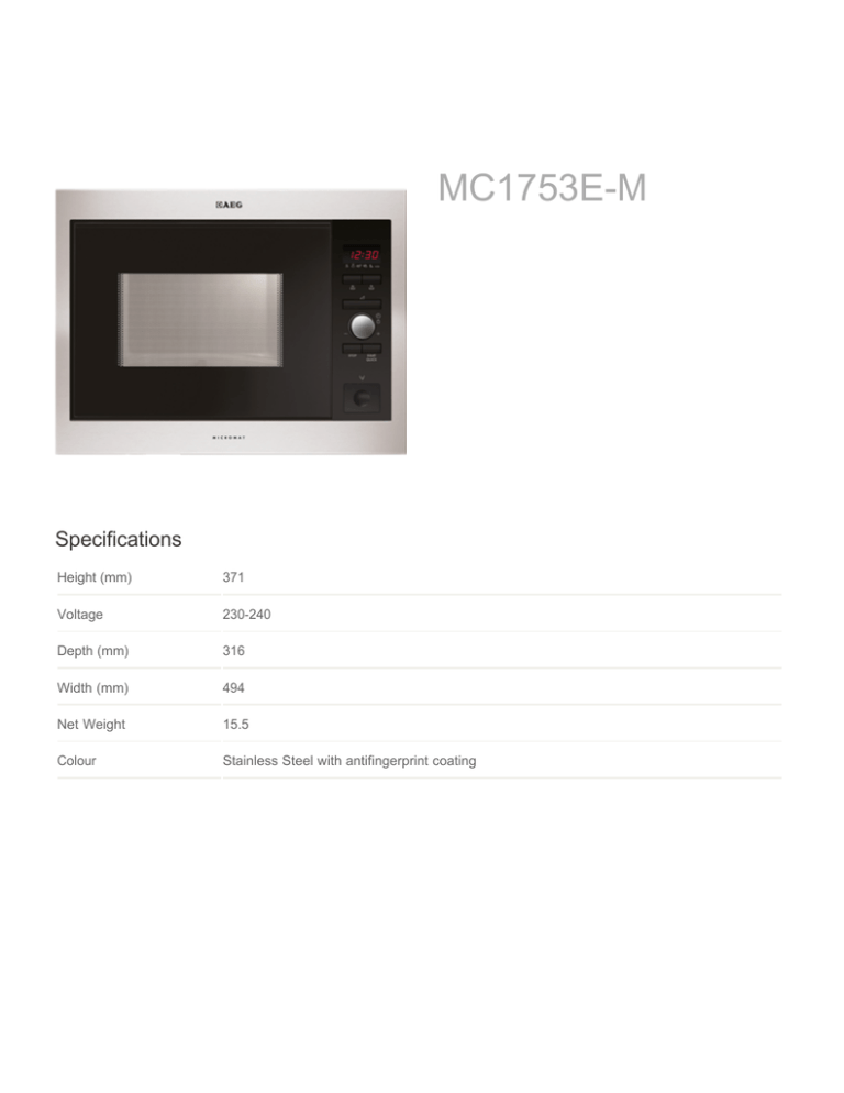 AEG 947 608 531 Datasheet AEG 947 608 531 Datasheet