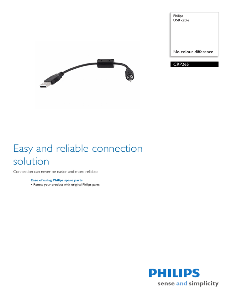 Philips CRP265/01 Datasheet Philips CRP265/01 Datasheet