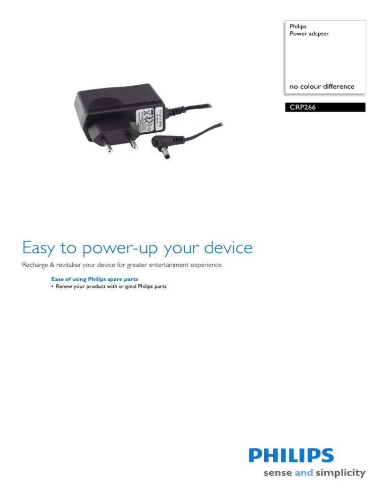 Philips CRP266/01 Datasheet Philips CRP266/01 Datasheet