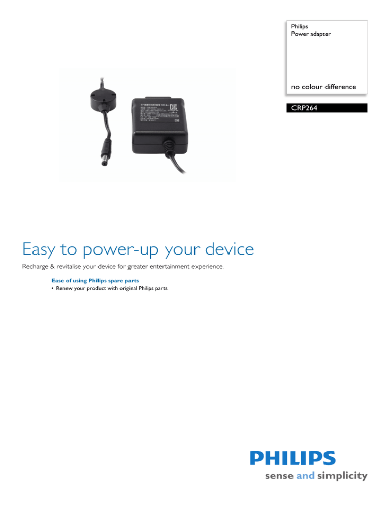 Philips CRP264/01 Datasheet Philips CRP264/01 Datasheet