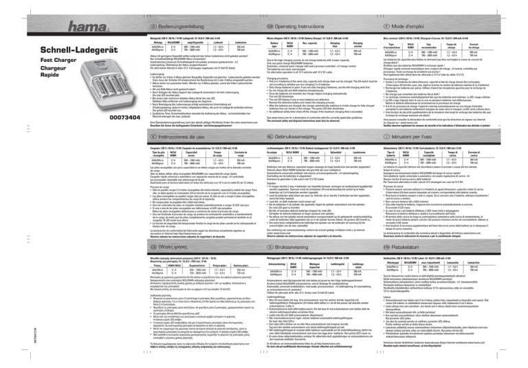Hama 00073404 Datasheet Hama 00073404 Datasheet