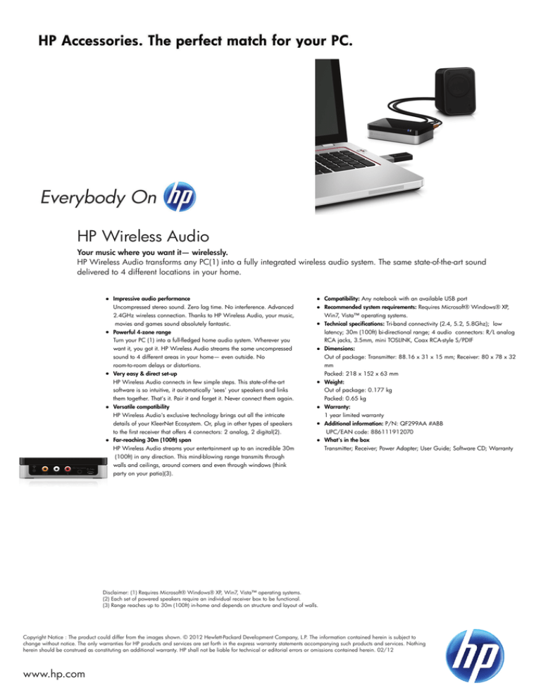 HP QF299AA, QF299AA#ABB Datasheet HP QF299AA, QF299AA#ABB Datasheet