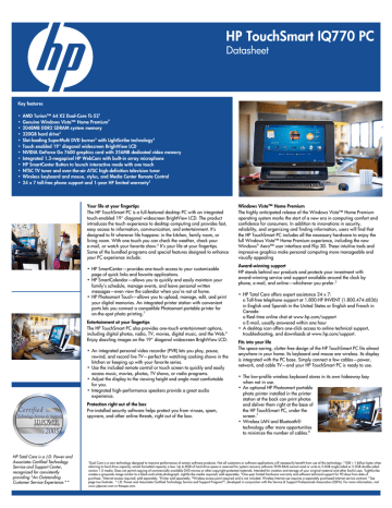 HP RN635AA Datasheet HP RN635AA Datasheet