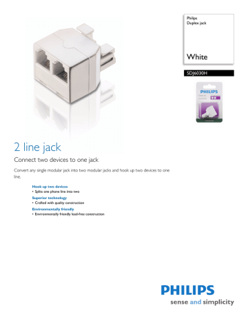 Philips SDJ6030H/37 Datasheet Philips SDJ6030H/37 Datasheet