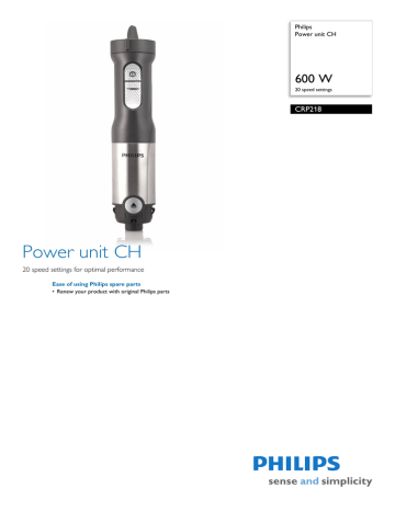 Philips CRP218/01 Datasheet Philips CRP218/01 Datasheet