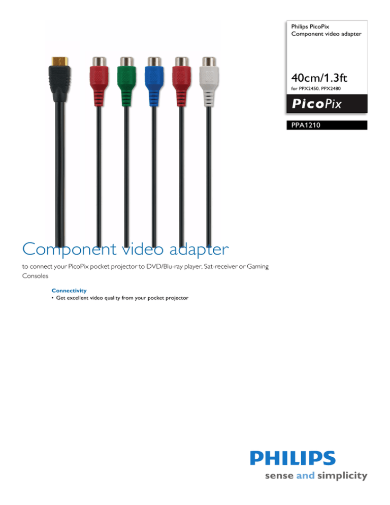 Philips PPA1210/000 Datasheet Philips PPA1210/000 Datasheet