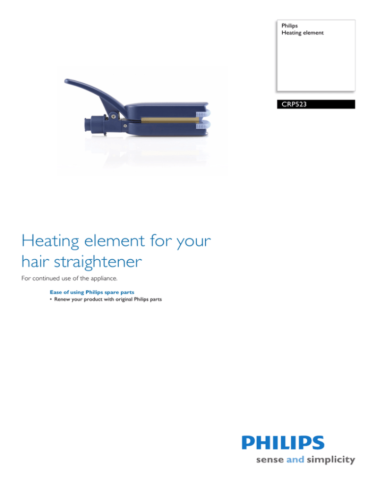 Philips CRP523/01 Datasheet Philips CRP523/01 Datasheet