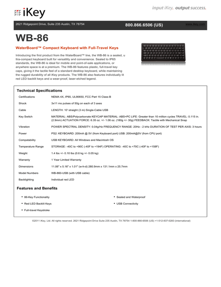 Panasonic WB-86-USB-P Datasheet Panasonic WB-86-USB-P Datasheet