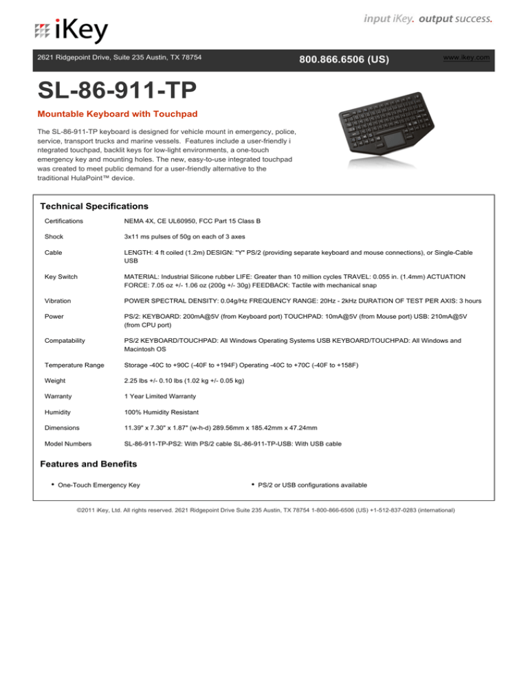 Panasonic SL-86-911-TP-USB-P Datasheet Panasonic SL-86-911-TP-USB-P Datasheet