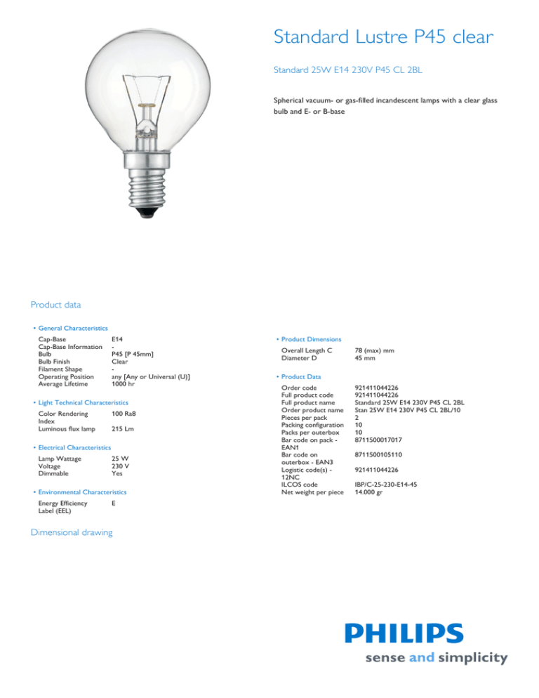 Philips 25SFEMGB2 Datasheet Philips 25SFEMGB2 Datasheet