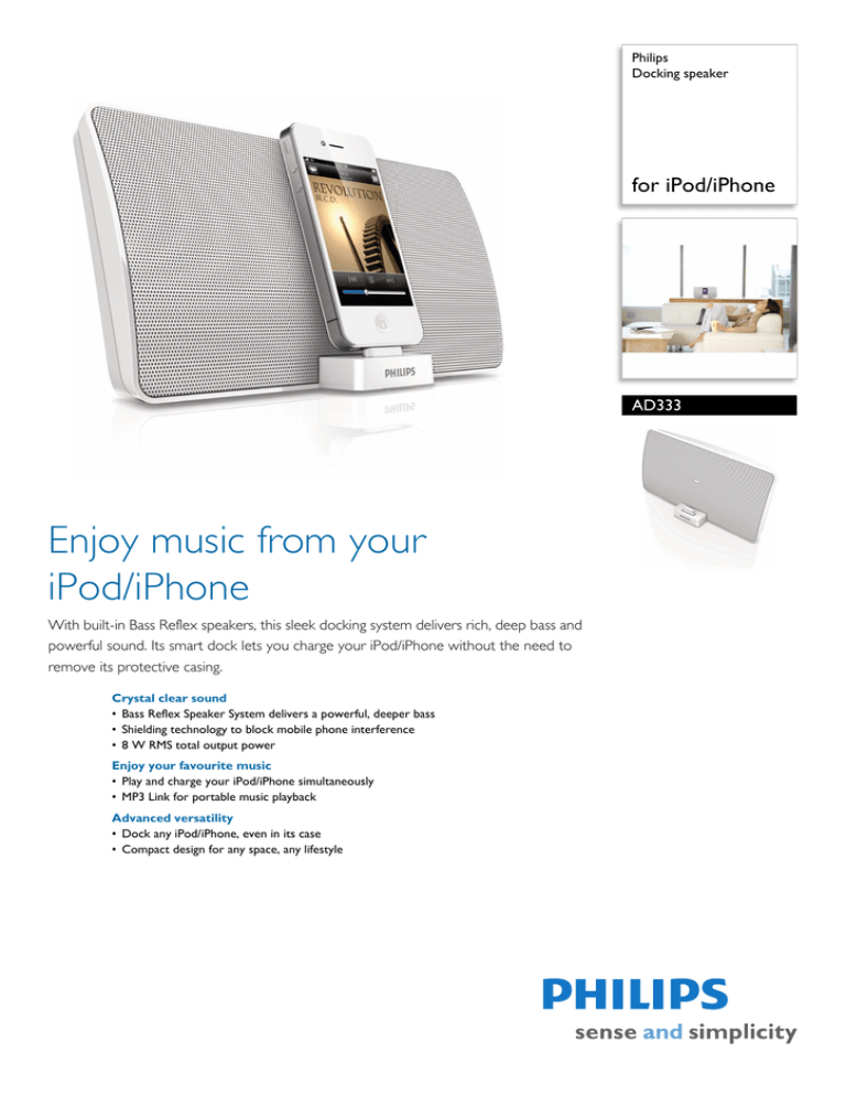 Philips AD333/05 Datasheet Philips AD333/05 Datasheet
