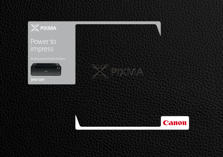 Canon 6227B008, 6228B008, 4786B008, PIXMA PRO-100 Series Datasheet Canon 6227B008, 6228B008, 4786B008, PIXMA PRO-100 Series Datasheet