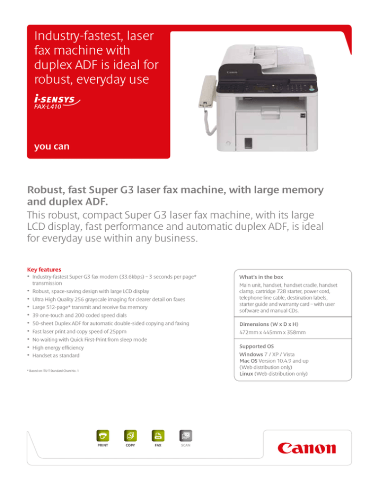 Canon 6356B007, 6256B011 Datasheet Canon 6356B007, 6256B011 Datasheet