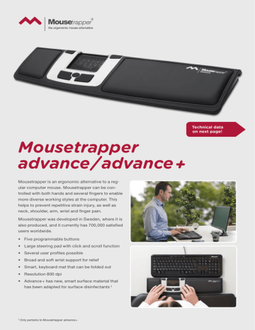 Mousetrapper Advance Datasheet | Manualzz Mousetrapper Advance Datasheet | Manualzz