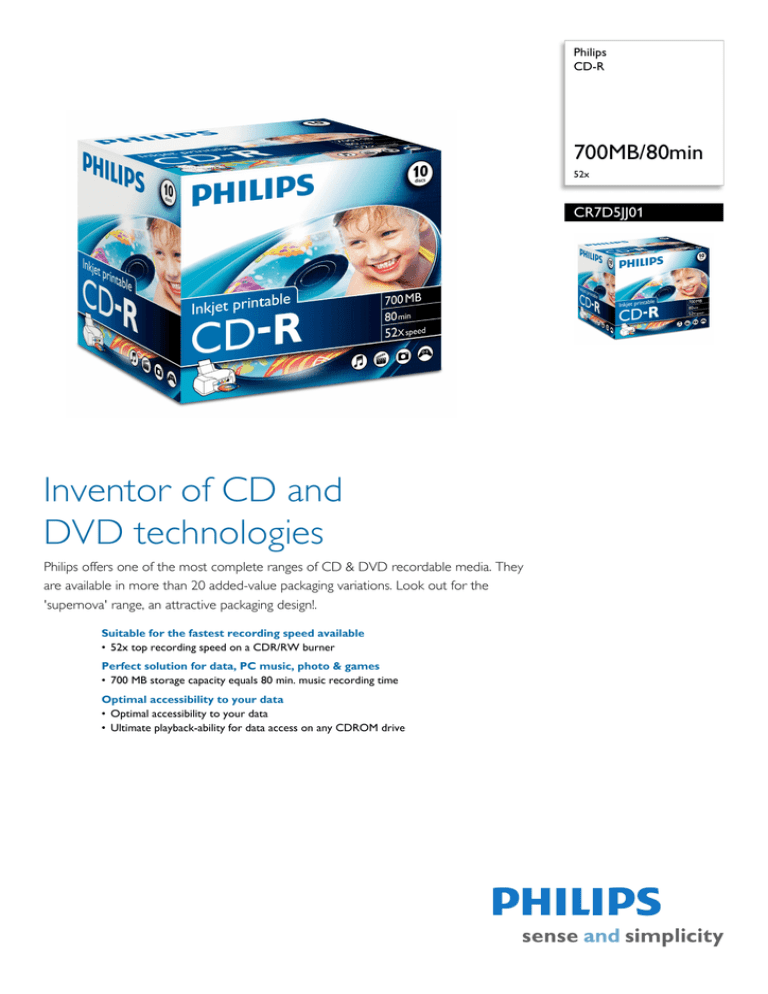 Philips CR7D5JJ01/97 Datasheet Philips CR7D5JJ01/97 Datasheet