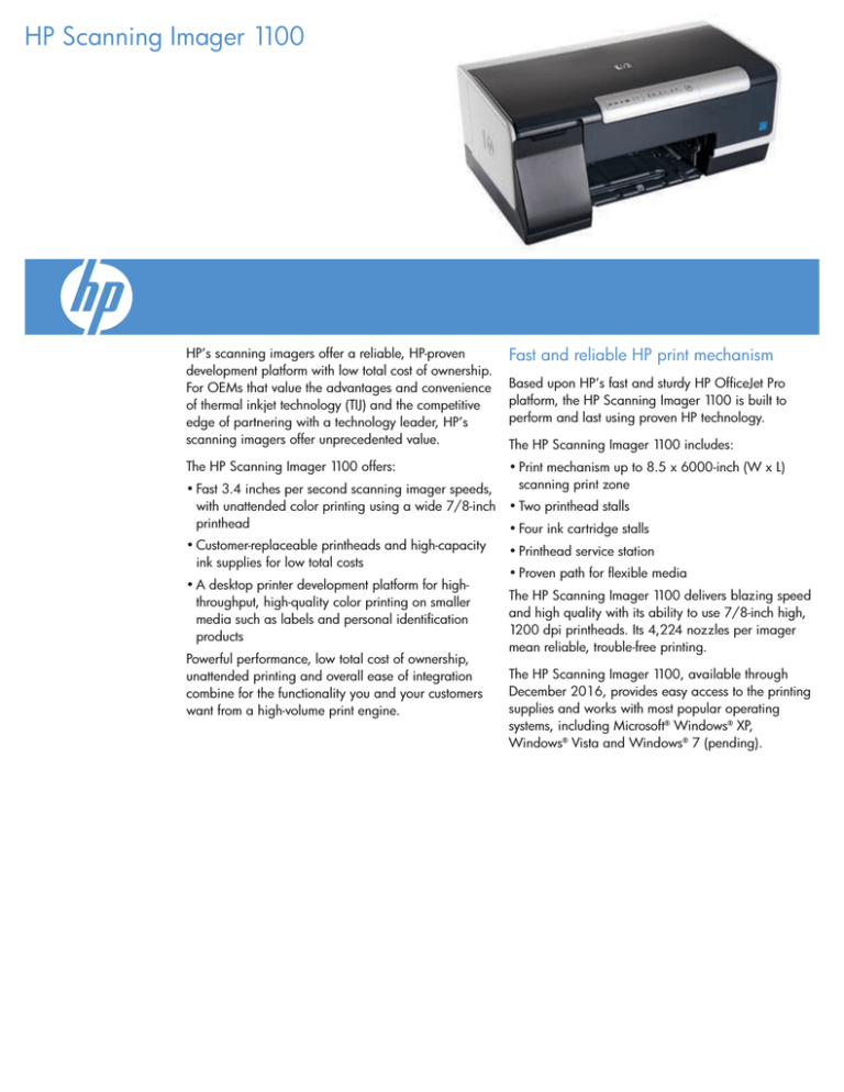 HP CG319A Datasheet HP CG319A Datasheet