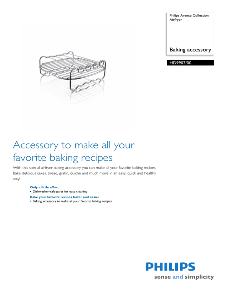 Philips HD9907/00 Datasheet Philips HD9907/00 Datasheet