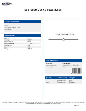 Fixapart BYW56 MBR Datasheet Manualzz