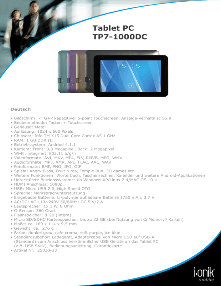 CnMemory 25032, 25033, 25031, 25030 Datasheet CnMemory 25032, 25033, 25031, 25030 Datasheet