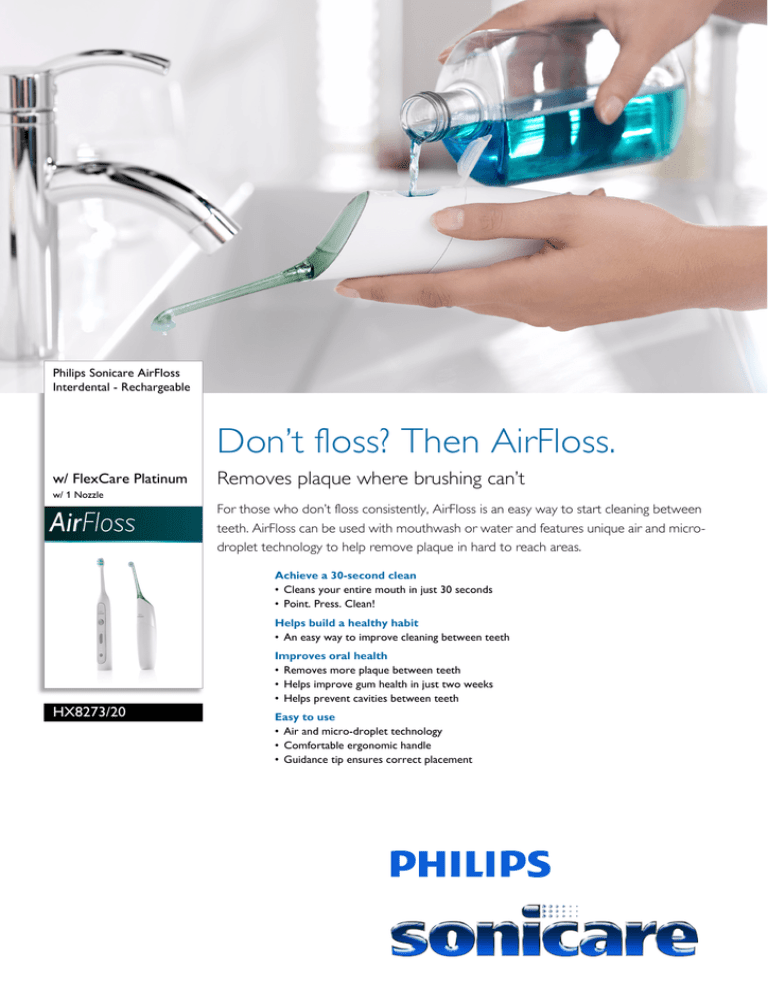 Philips HX8273/20 Datasheet Philips HX8273/20 Datasheet