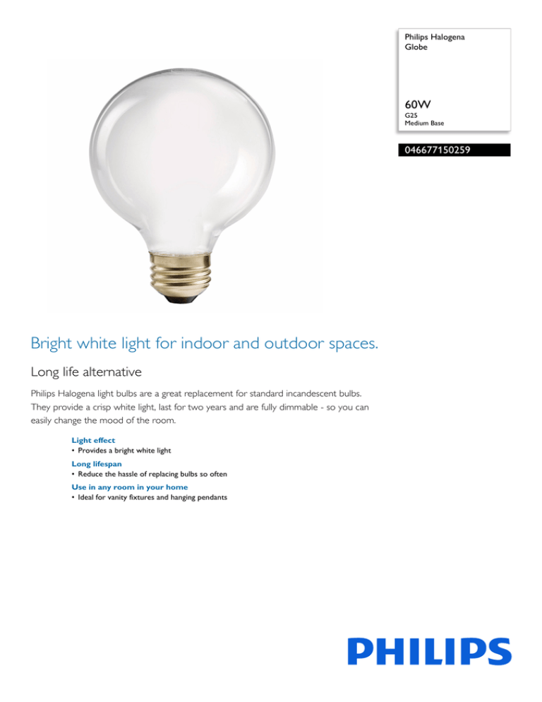 Philips 046677150259 Datasheet Philips 046677150259 Datasheet