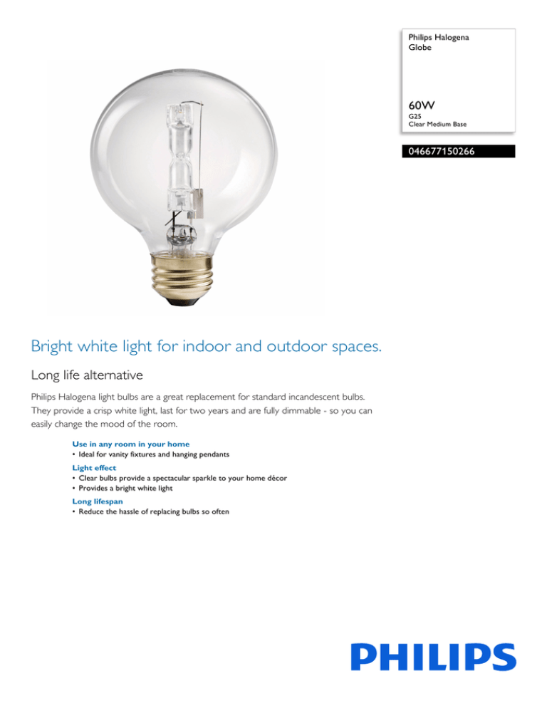 Philips 046677150266 Datasheet Philips 046677150266 Datasheet