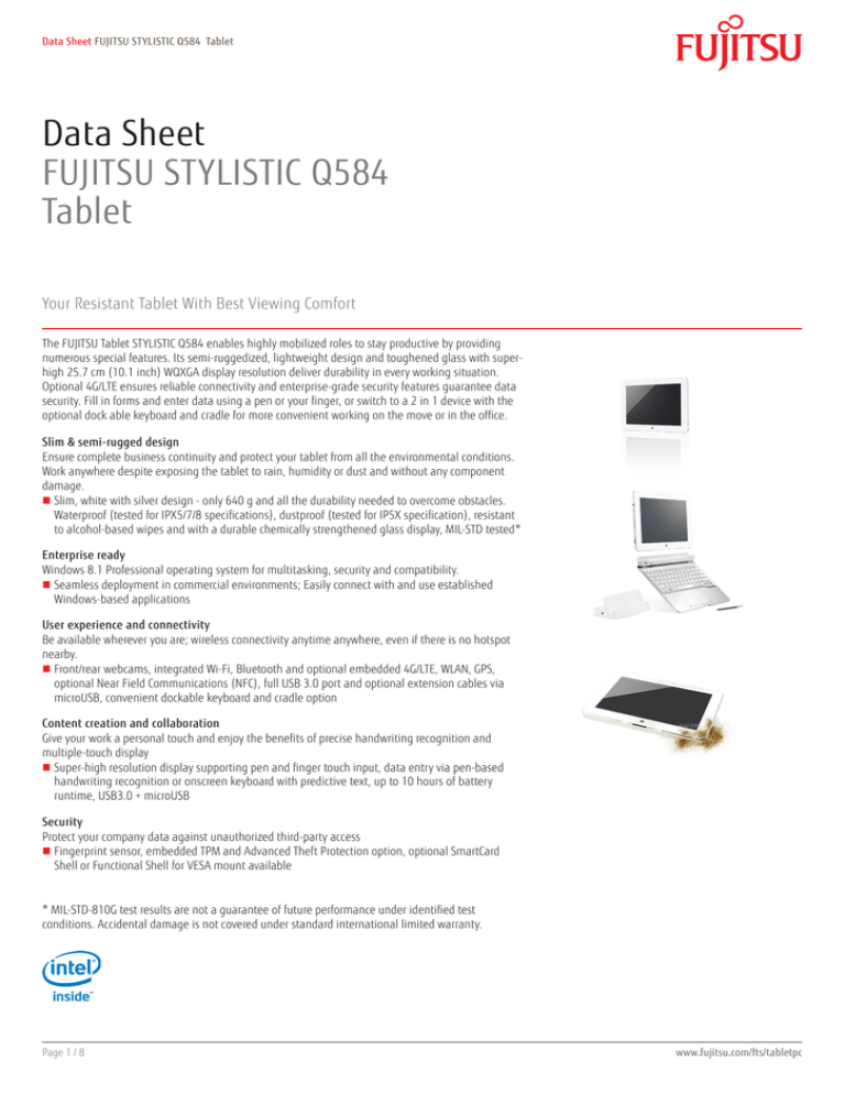 Fujitsu S26391-F1378-L830 Datasheet Fujitsu S26391-F1378-L830 Datasheet