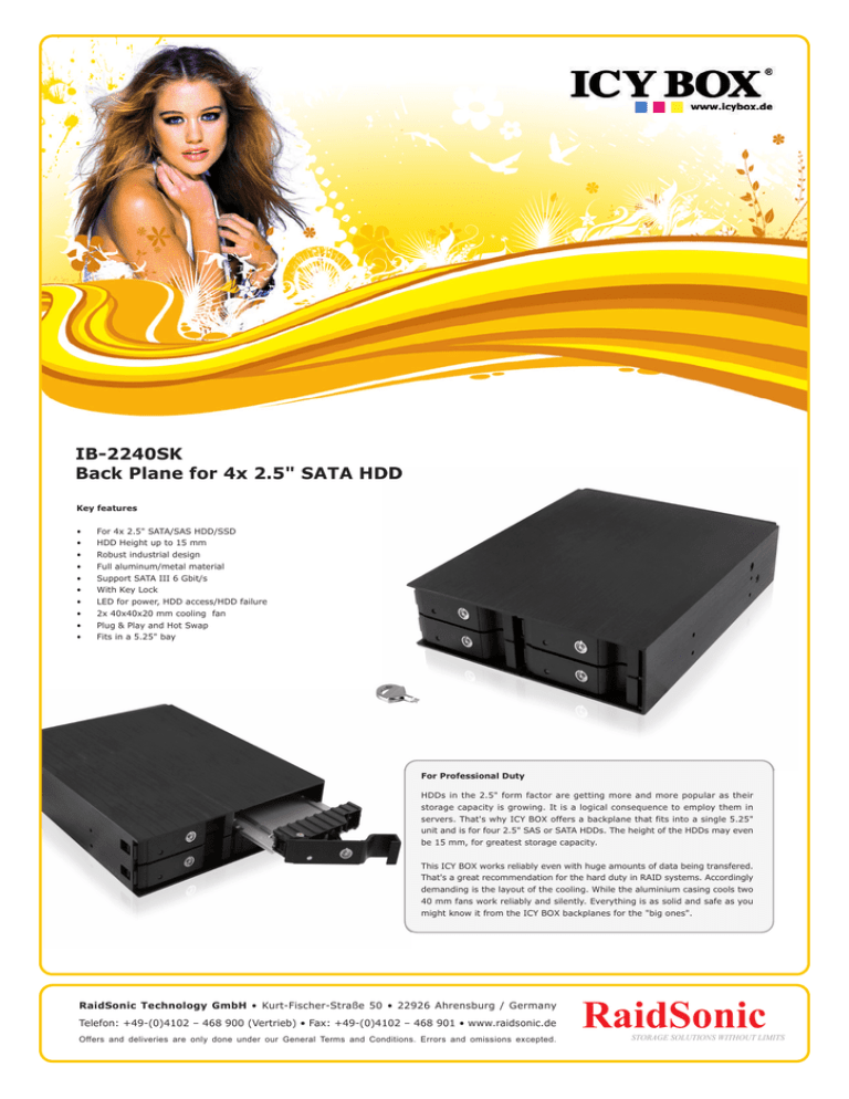 ICY BOX 20316 Datasheet ICY BOX 20316 Datasheet