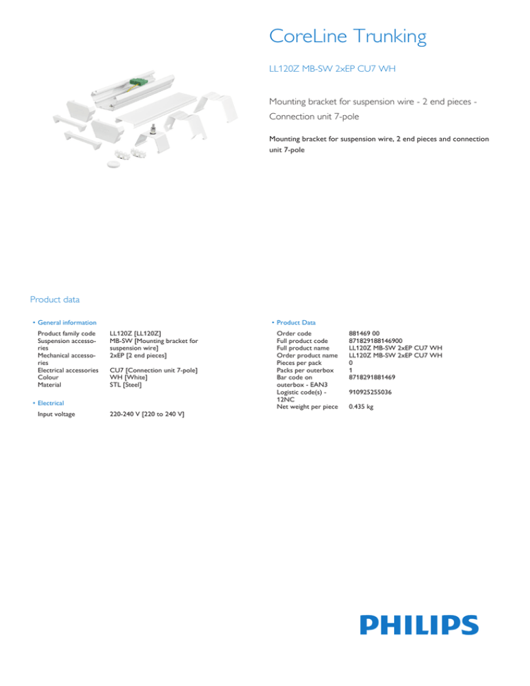 Philips 88146900 Datasheet Philips 88146900 Datasheet