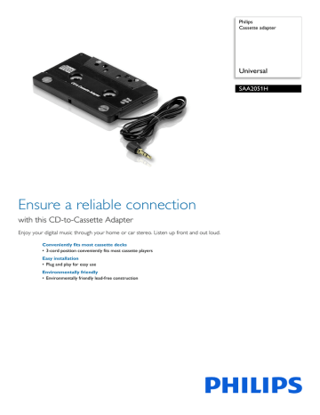 Philips SAA2051H/27 Datasheet Philips SAA2051H/27 Datasheet